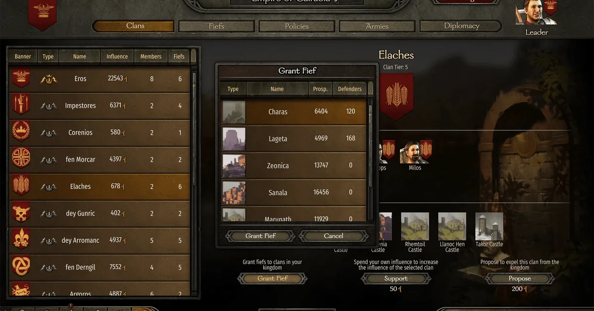 Diplomacy mod for Bannerlord by Diplomacy Team