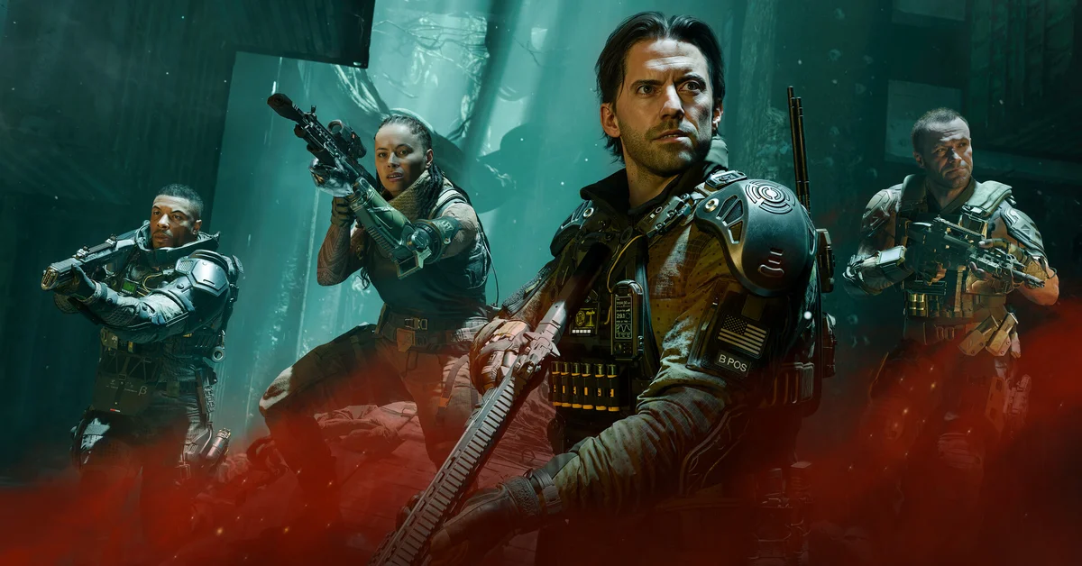 The Black Ops 7 squad armed and ready in official key art