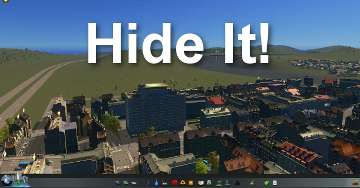 Hide It! mod for Cities Skylines by Keallu