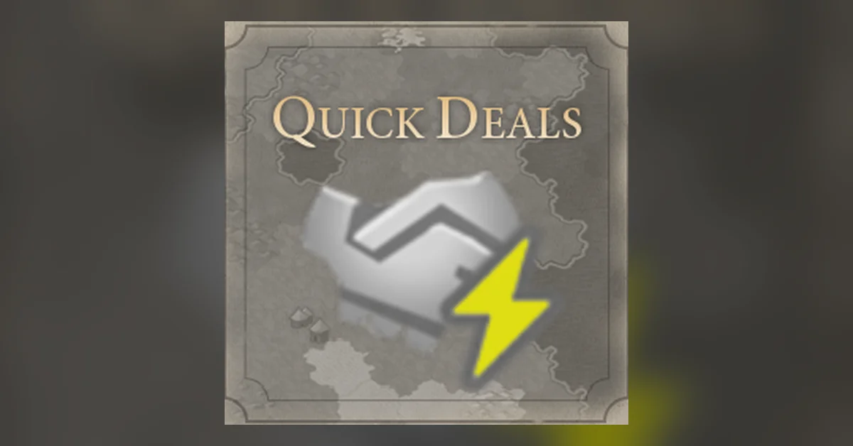 Quick Deals mod for Civilization 6 by wltk