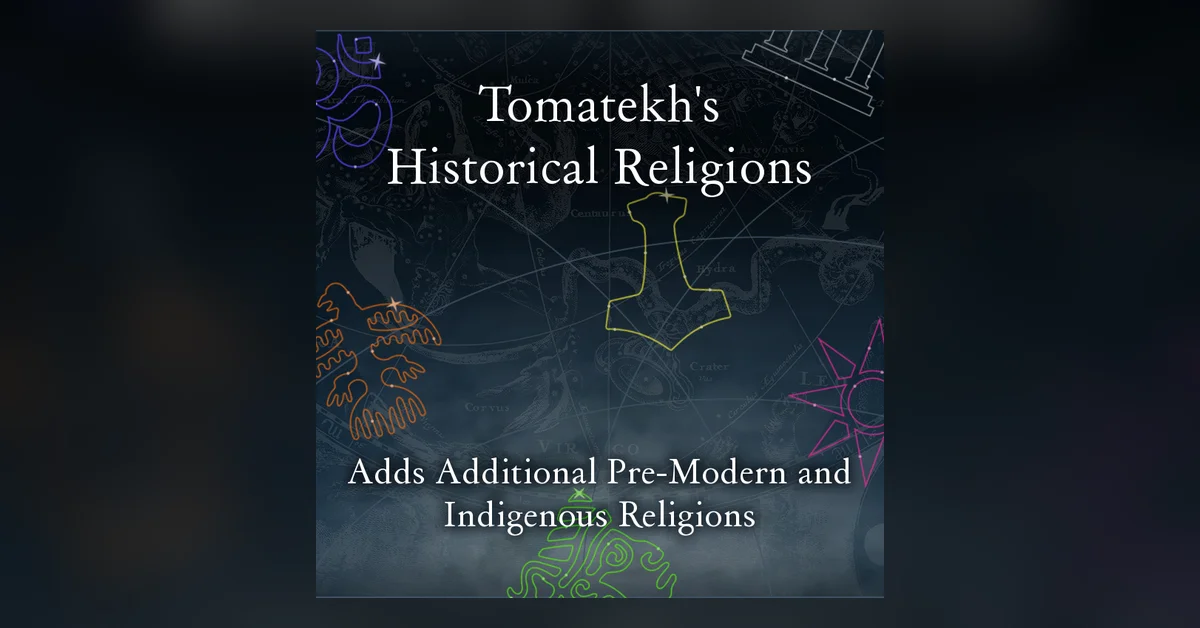 Tomatekh's Historical Religions mod for Civilization 6 by Tomatekh