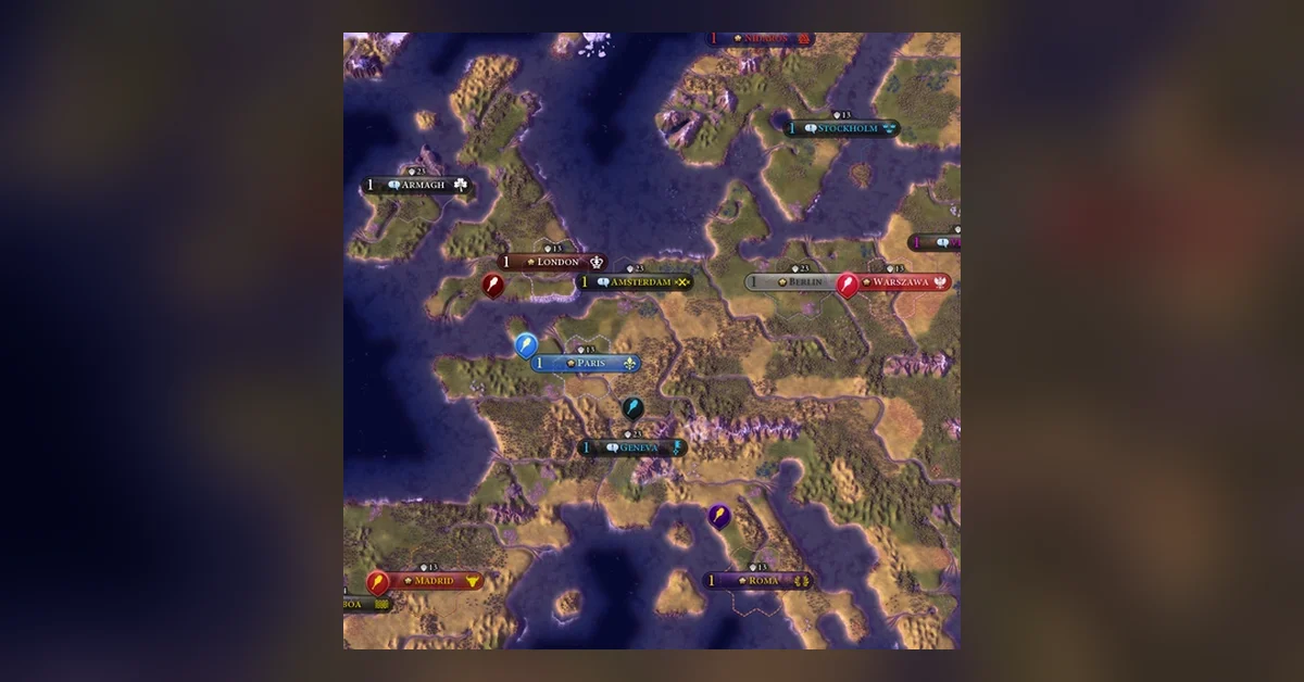 Yet (not) Another Maps Pack mod for Civilization 6 by Gedemon