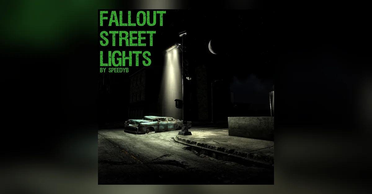 Fallout Street Lights mod for Fallout 3 by SpeedyB64 and RW2112