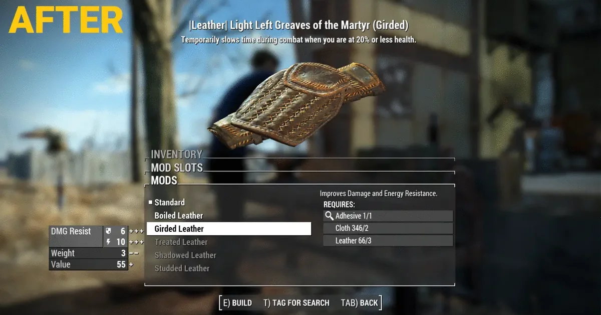 Crafting Highlight Fix mod for Fallout 4 by registrator2000