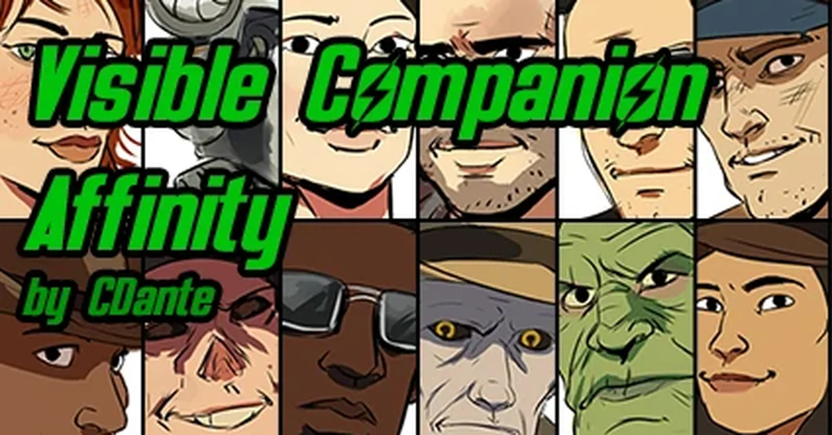 Visible Companion Affinity mod for Fallout 4 by CDante