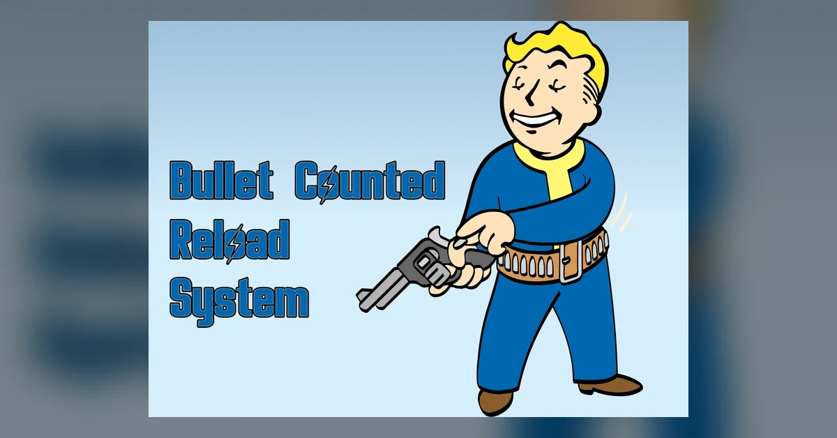 Bullet Counted Reload System mod for Fallout 4 by shavkacagarikia