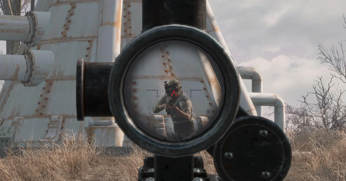 See Through Scopes mod for Fallout 4 by henkspamadres
