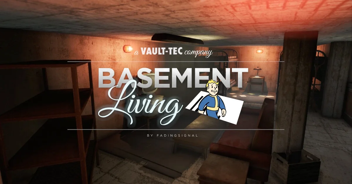 Basement Living mod for Fallout 4 by Rob Vogel and fadingsignal