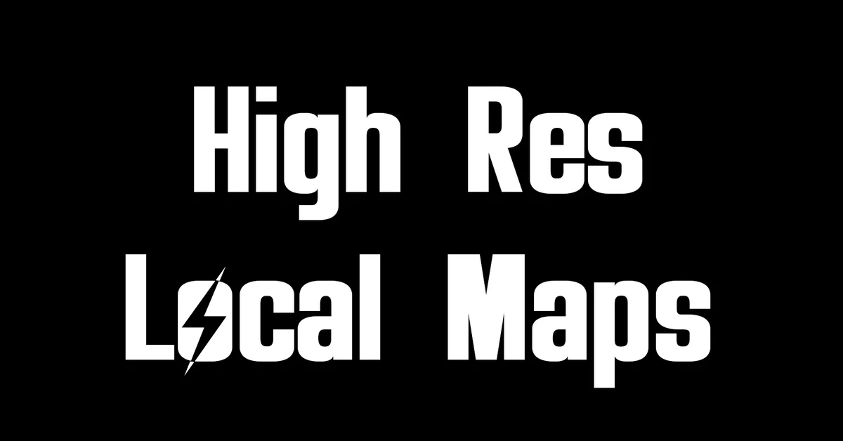 High Res Local Maps mod for Fallout New Vegas by Ungeziefi and WallSoGB