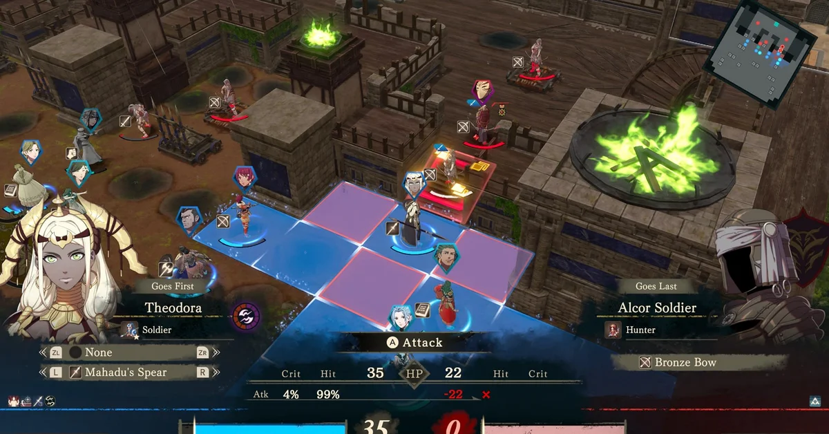 Fire Emblem Fortune's Weave official screenshot