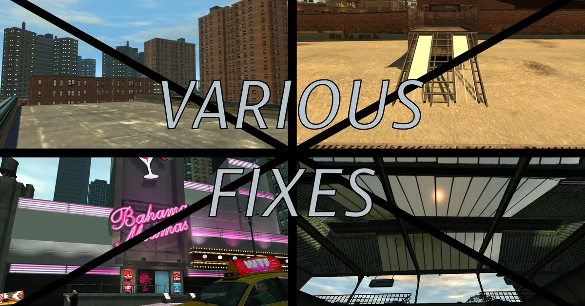 Various Fixes mod for GTA 4 by Attramet and Valentyn_L