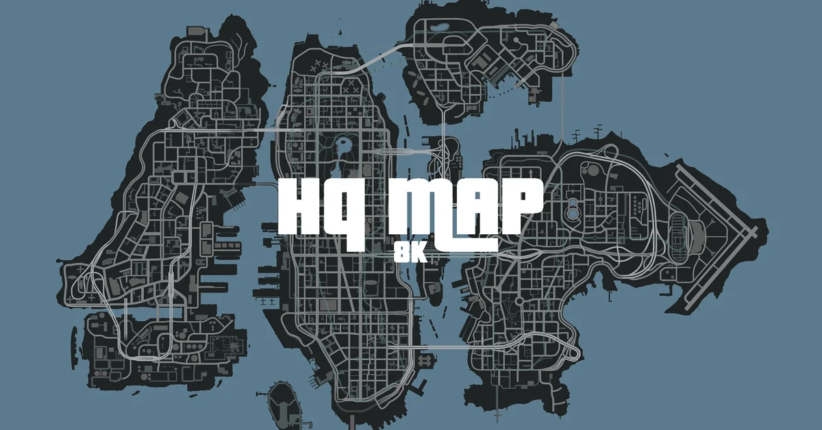HQ Map mod for GTA 4 by Alkimical