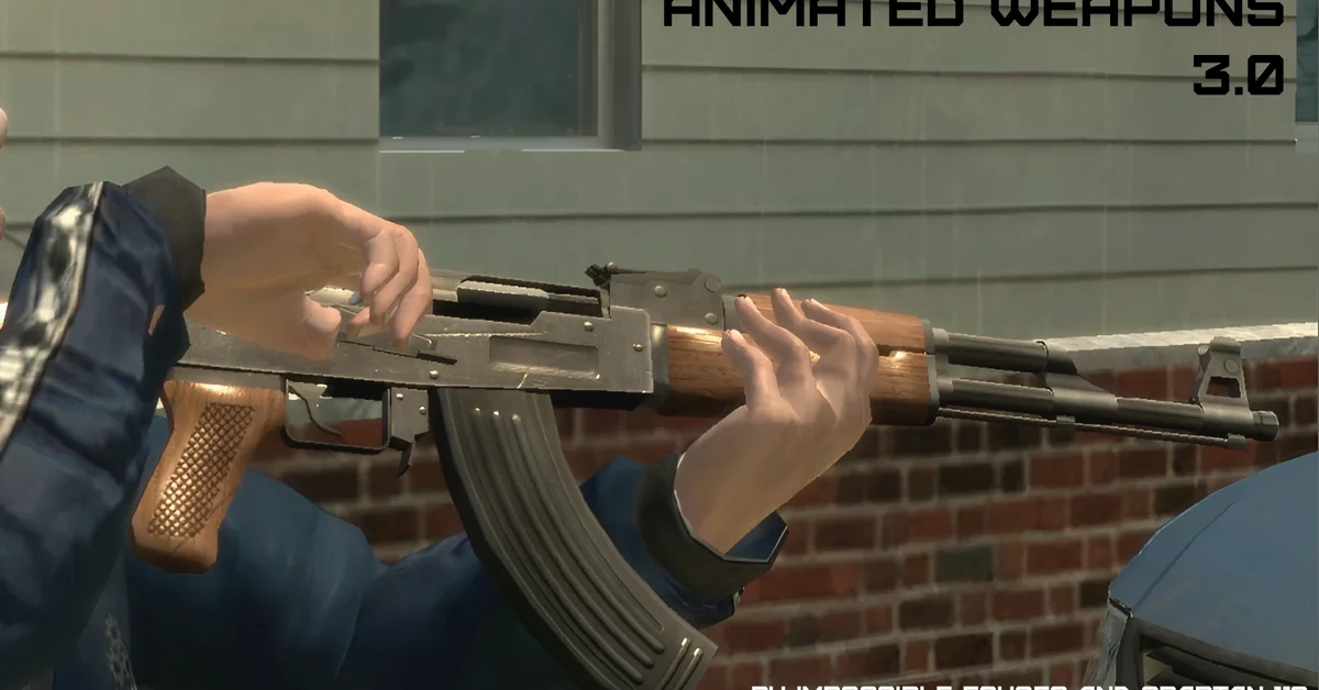 Animated Weapons 3.0 mod for GTA 4 by ImpossibleEchoes and Spartan112