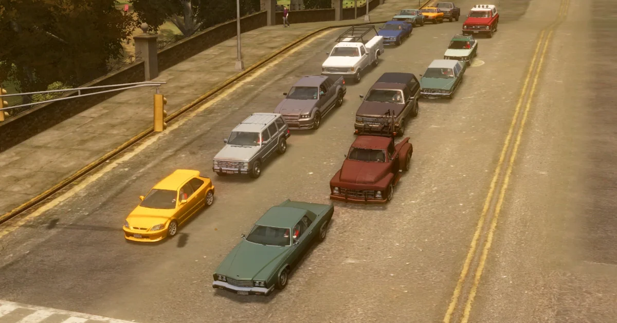 Over 200 New Add-On Vehicles in Traffic mod for GTA 4 by Feoby