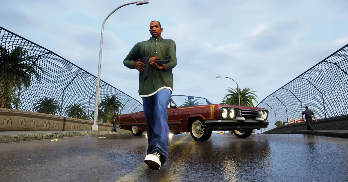 Official art for Grand Theft Auto San Andreas The Definitive Edition