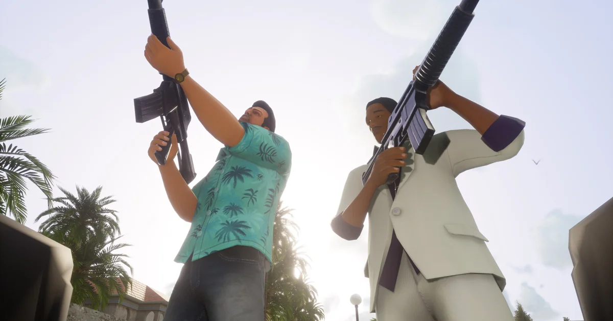Official art for Grand Theft Auto Vice City The Definitive Edition
