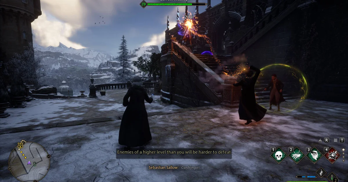 Immersive NPC Combat mod for Hogwarts Legacy by Khione95