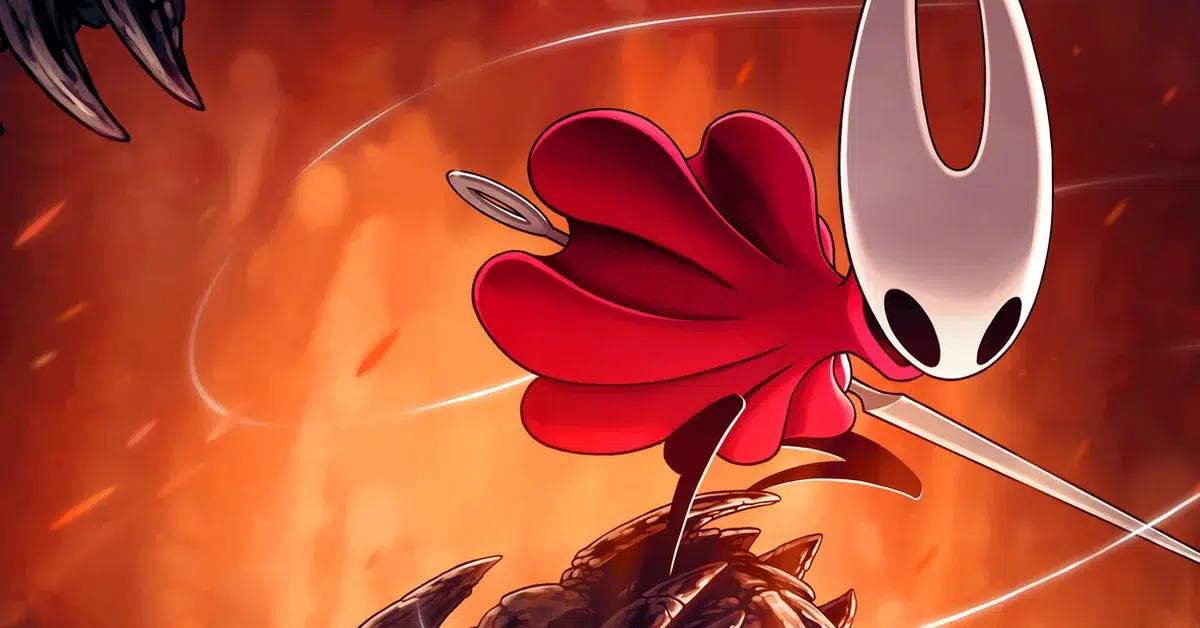 Hollow Knight Silksong key art showing Hornet