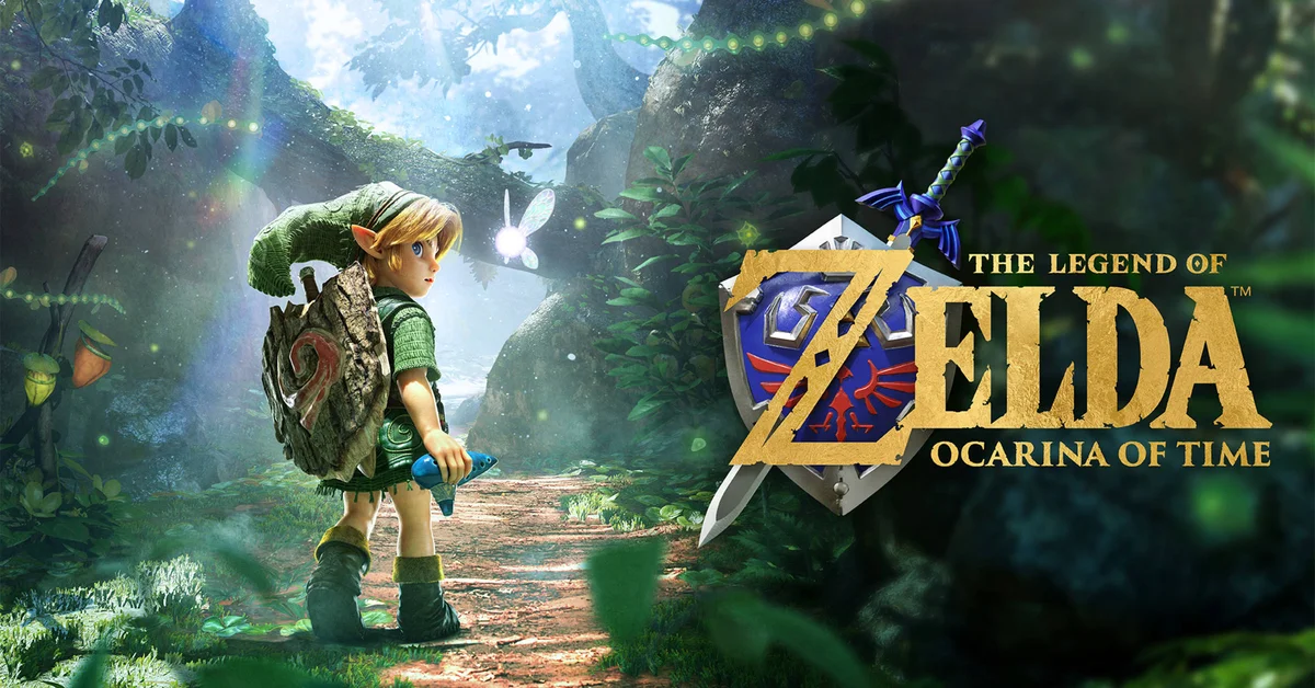The Legend of Zelda: Ocarina of Time key art
