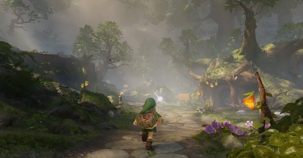 Kokiri Forest in Ocarina of Time