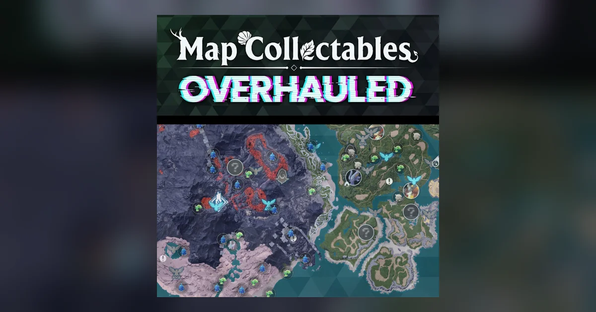Map Collectables Overhauled mod for Palworld by Krosstak