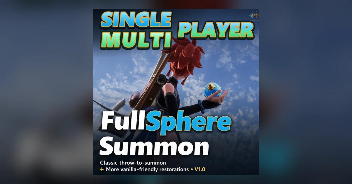 FSS: Full Sphere Summon mod for Palworld by MatthewOfJadeSpear