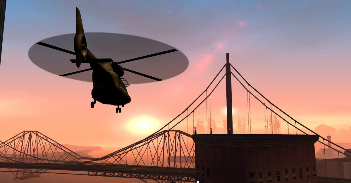 Grand Theft Auto San Andreas on PS2