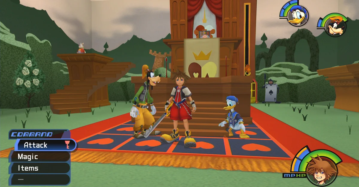Kingdom Hearts II on PS2