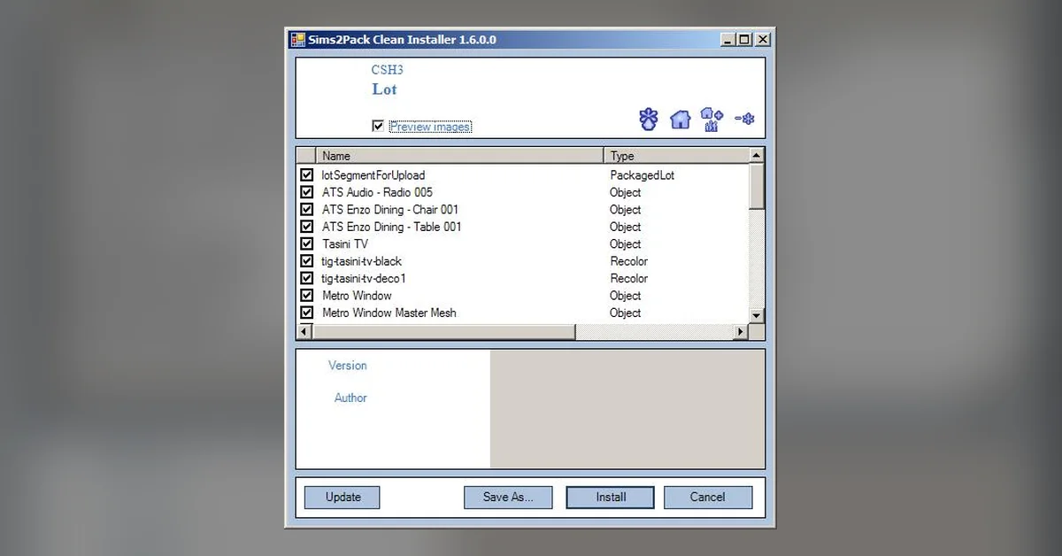 Sims2Pack Clean Installer mod for Sims 2 by Mootilda