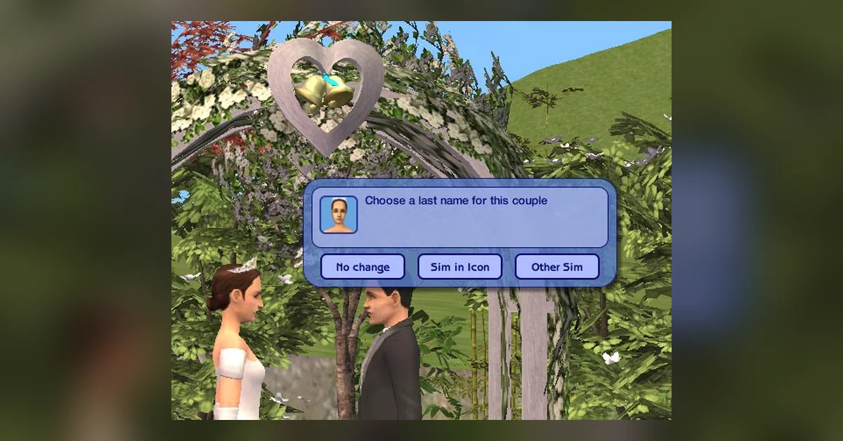 Marriage: Last Name Chooser mod for Sims 2 by Marhis