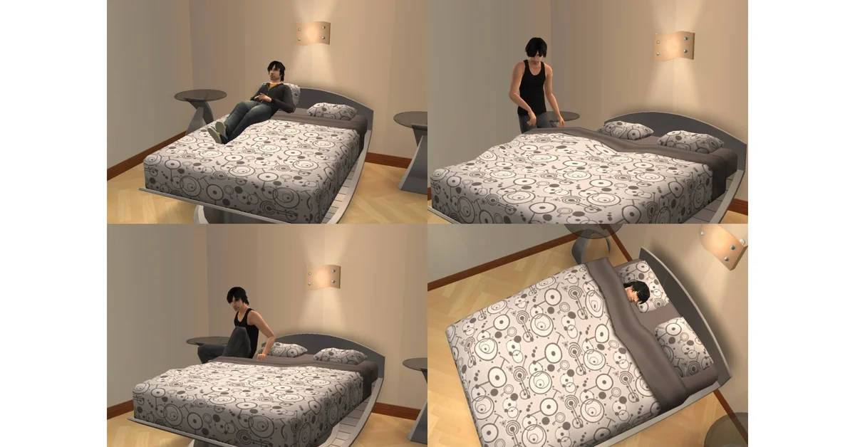 Sleep, Bed and Seating Mods mod for Sims 2 by Simler90