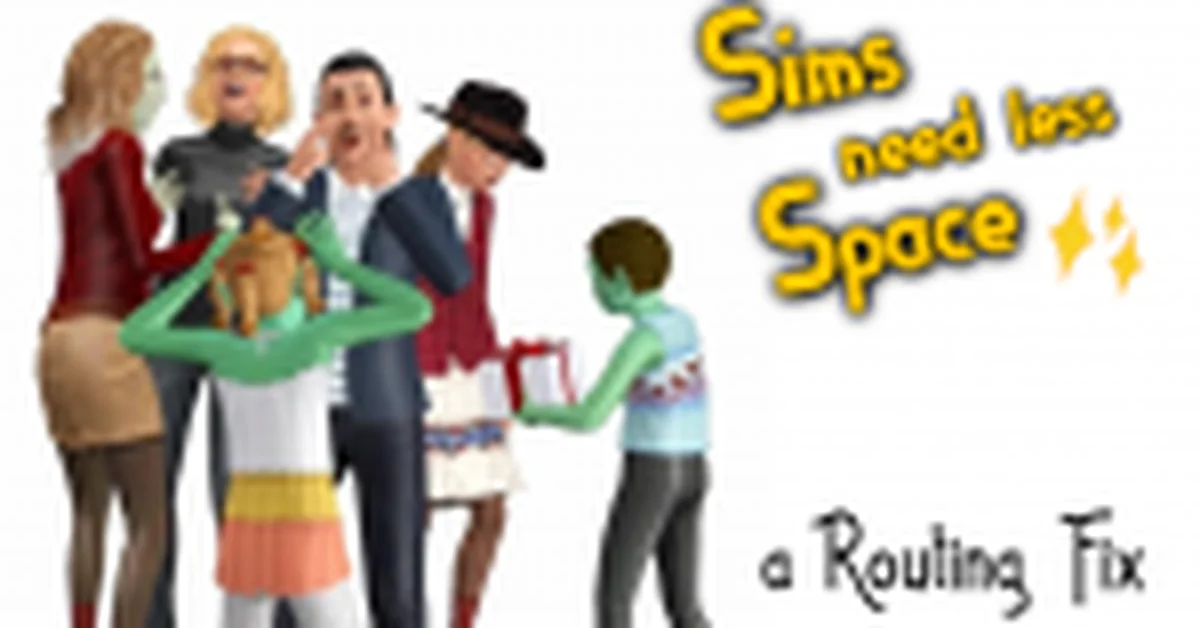 Fix: Sims Need Less Space mod for Sims 3 by OhRudi