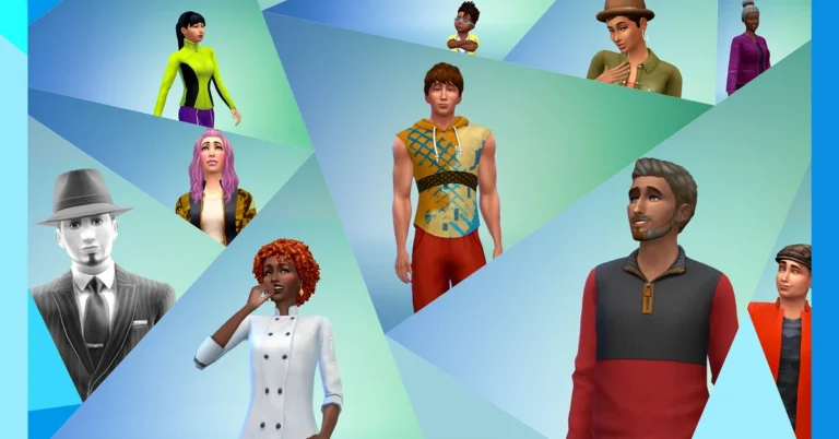 Sims from The Sims 4 in Create a Sim