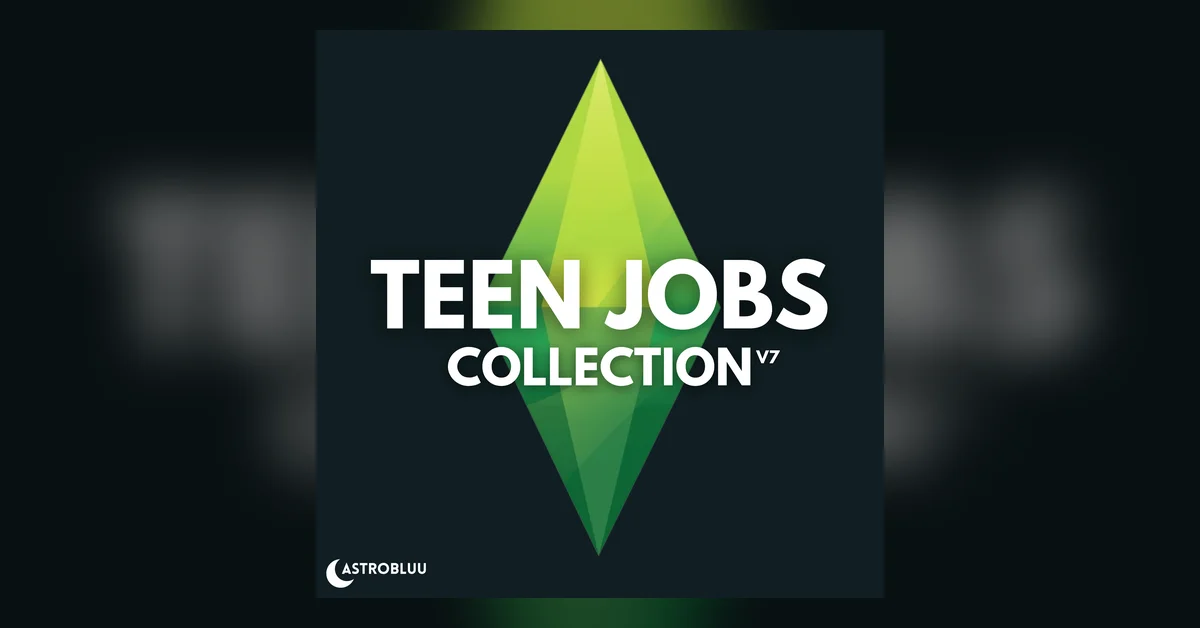 Teen Jobs Collection mod for The Sims 4 by AstroBluu
