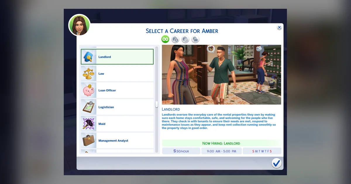 Landlord Career mod for The Sims 4 by KiaraSims4Mods