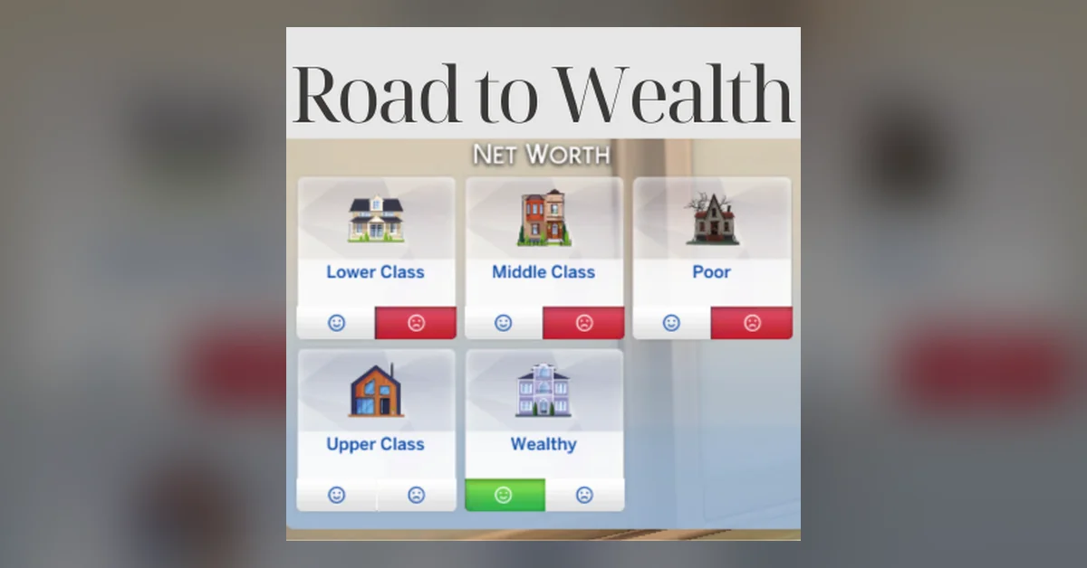 Road to Wealth mod for The Sims 4 by xosdr