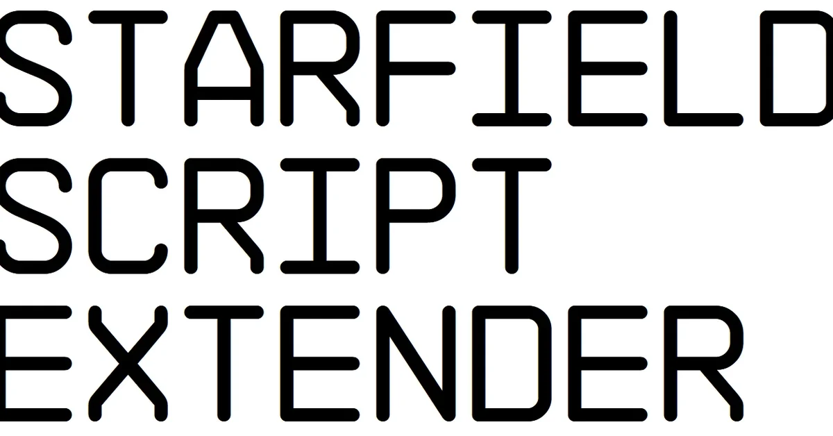 Starfield Script Extender (SFSE) mod for Starfield by SFSE Team