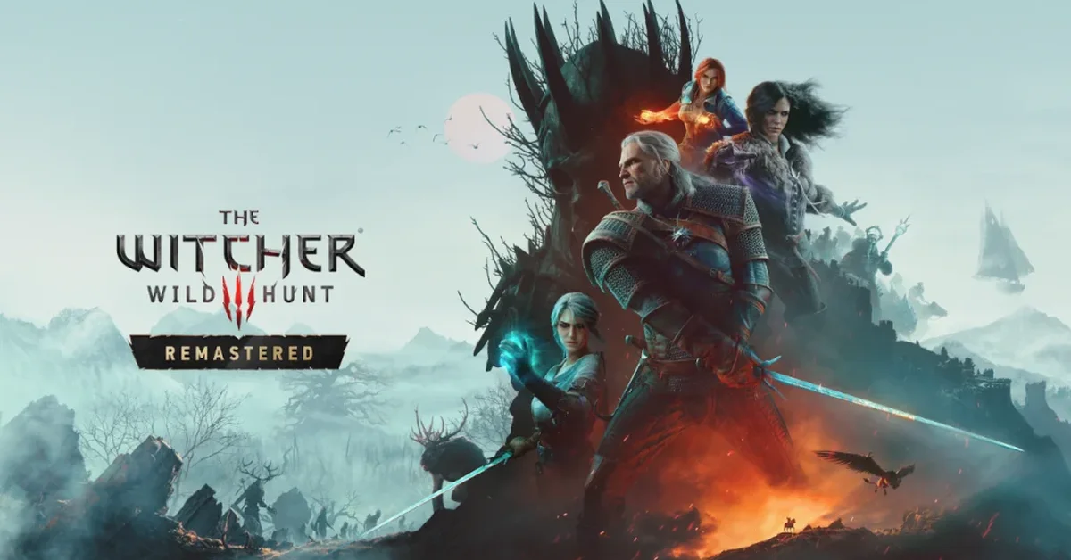 The Witcher 3 Wild Hunt Remastered key art