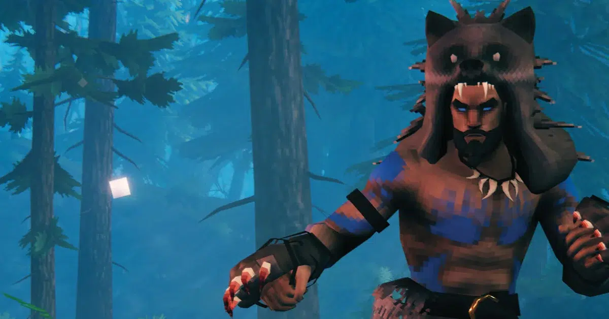 Valheim key art showing a Viking longship