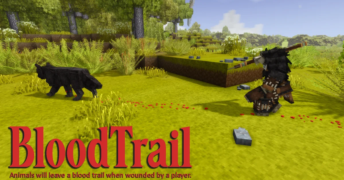 Blood Trail mod for Vintage Story by Aylor
