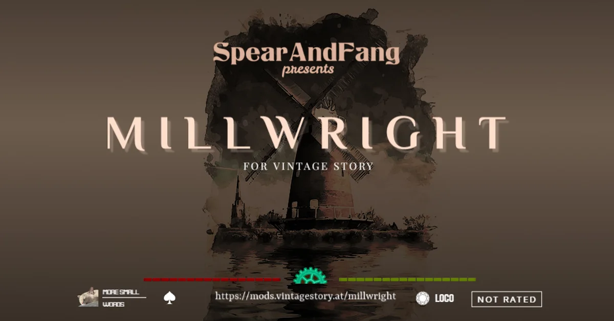 Millwright mod for Vintage Story by SpearAndFang