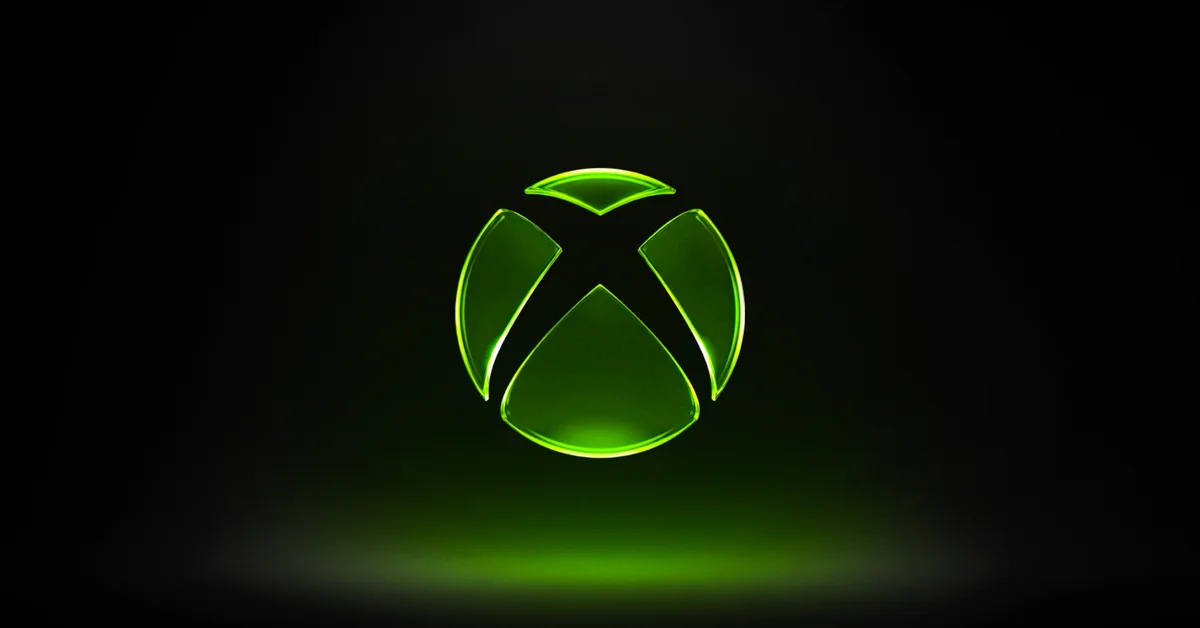 Xbox logo on a dark background