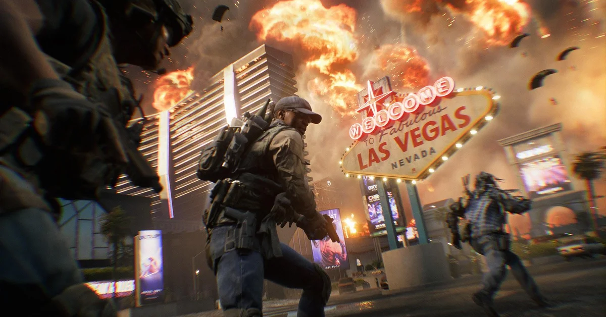 Rapid Royale Welcome to Las Vegas art from Battlefield 6 Season 5