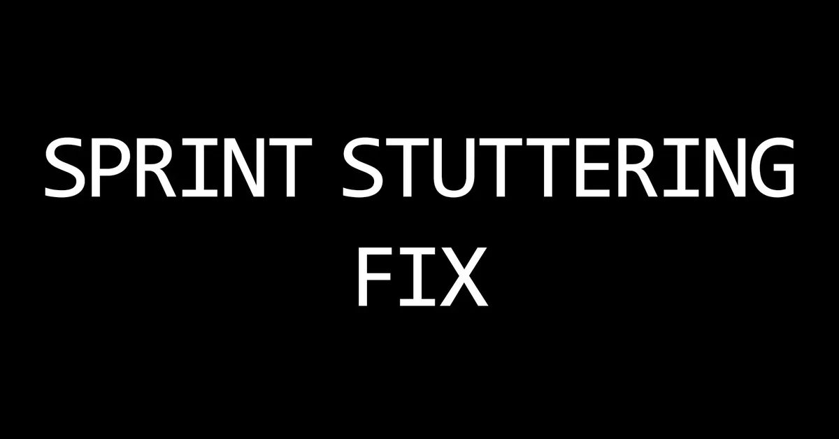 Sprint Stuttering Fix mod for Starfield by AntoniX