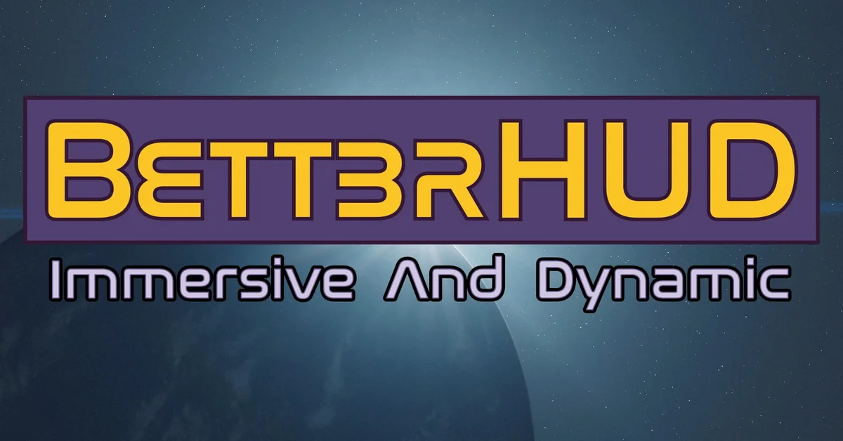 BetterHUD mod for Starfield by KhaoMaat