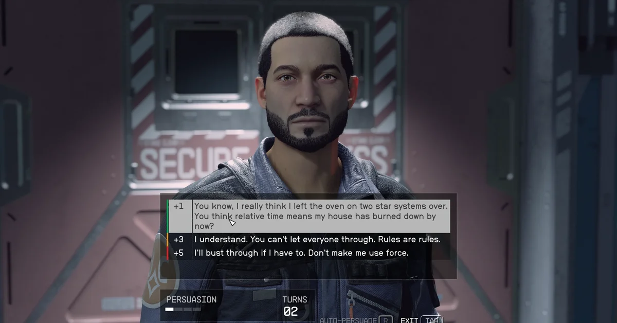 Easy Speech mod for Starfield by Ixion XVII