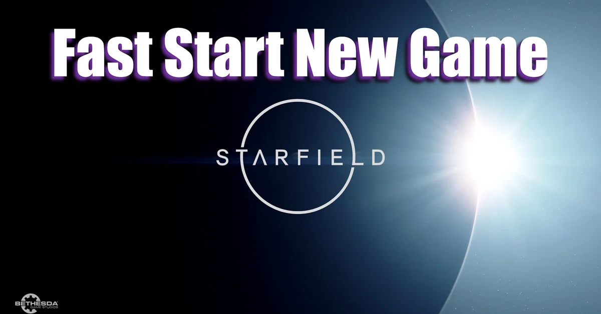 SKK Fast Start New Game mod for Starfield by SKKmods