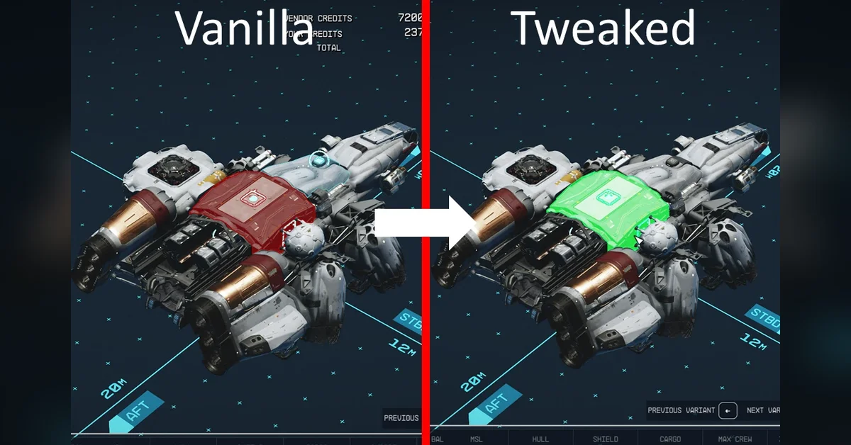 Ship Builder Tolerance Tweaks mod for Starfield by keanuWheeze