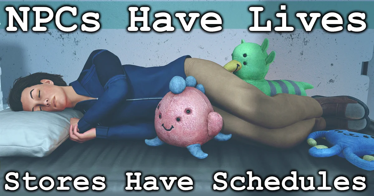 NPC Routines Expanded mod for Starfield by FlippingEggs